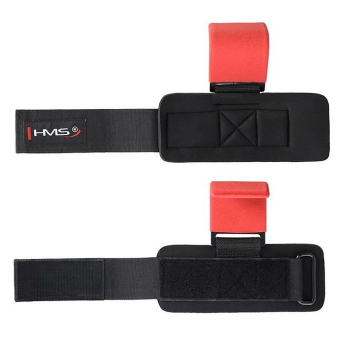 Ремінці для рук з гачками HRX02 HMS – 2 шт/чорні 
