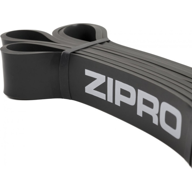 Набор лент-эспандеров для упражнений Zipro PowerBand 4 шт. черно-серый