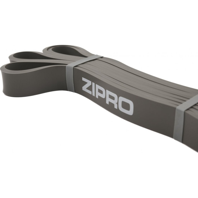 Набор лент-эспандеров для упражнений Zipro PowerBand 4 шт. черно-серый