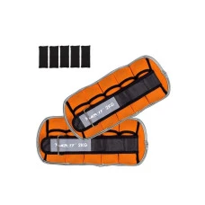 Неопреновые манжеты Movit, 2х2 кг, оранжевые