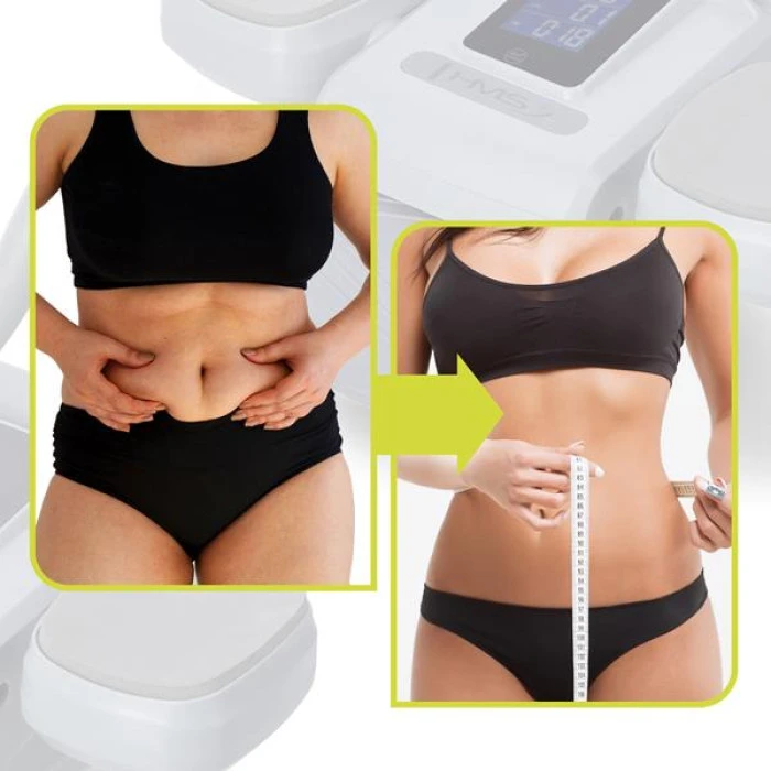 Колесо для тренировки мышц пресса HMS KA08 с LCD дисплеем и зарядкой, серое