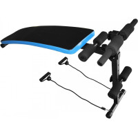 Наклонная скамья SportVida с тросами SV-HK0284