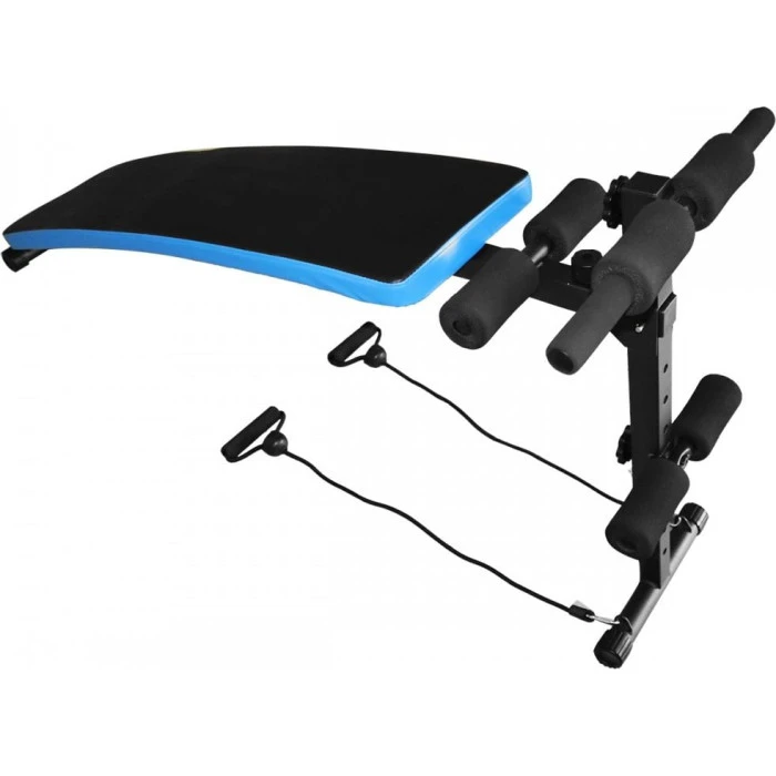 Наклонная скамья SportVida с тросами SV-HK0284