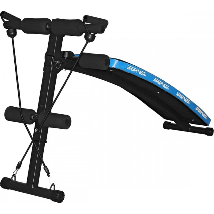 Наклонная скамья SportVida с тросами SV-HK0284