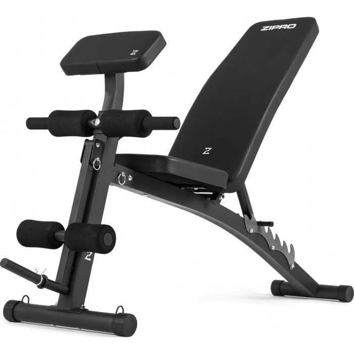 Скамейка регулируемая Zipro Volume с приставкой Скотта
