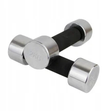 Хромированные гантели MASTER 2 кг х 2