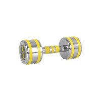 Гантель хромированный inSPORTline Yellsteel 8 кг