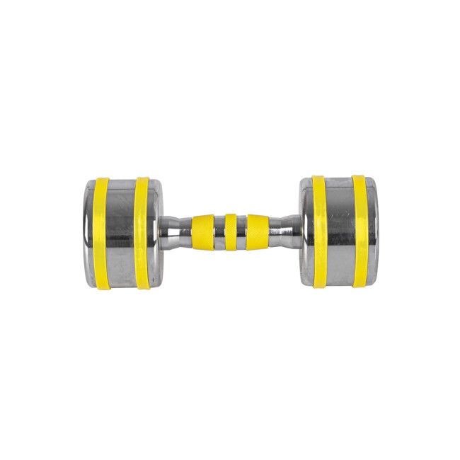 Гантель хромированный inSPORTline Yellsteel 8 кг