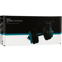 Гантель разборная битумная Avento 42DF-BLK, 15 кг