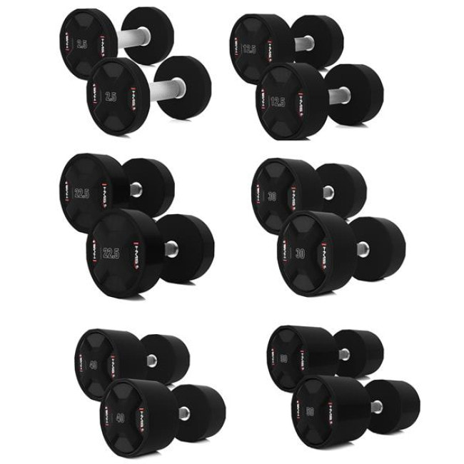 Гантелі HMS HPC 2 x 2.5 - 50 кг