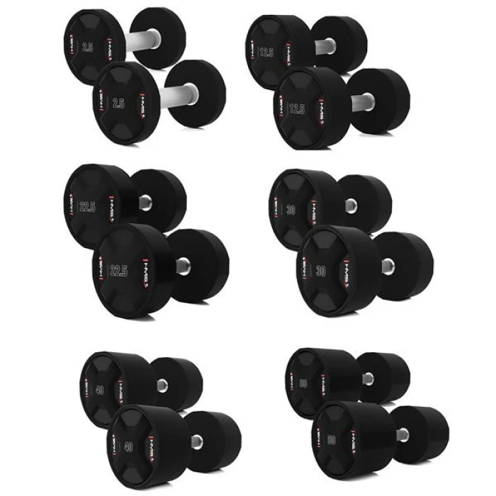 Гантелі HMS HPC 2 x 2.5 - 50 кг