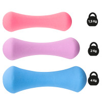 Набор неопреновых гантелей со стойкой inSPORTline Prene