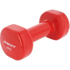 Гантелі вінілові ENERO FIT VDB зі стійкою, 12 кг