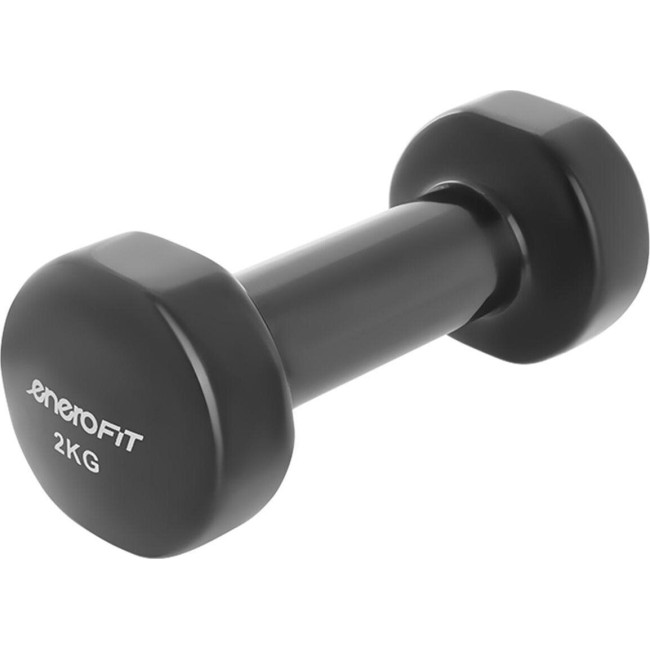 Гантели виниловые ENERO FIT VDB со стойкой, 12 кг