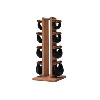 Гантели с подставкой NOHrD SwingBel Tower 2-8 Kg Set Oxbridge Cherry Leather