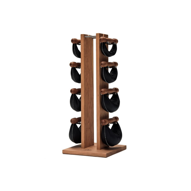 Гантели с подставкой NOHrD SwingBel Tower 2-8 Kg Set Oxbridge Cherry Leather