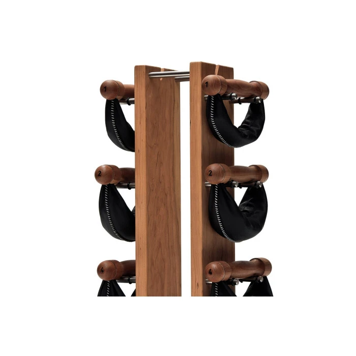 Гантели с подставкой NOHrD SwingBel Tower 2-8 Kg Set Oxbridge Cherry Leather