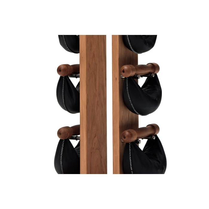 Гантели с подставкой NOHrD SwingBel Tower 2-8 Kg Set Oxbridge Cherry Leather