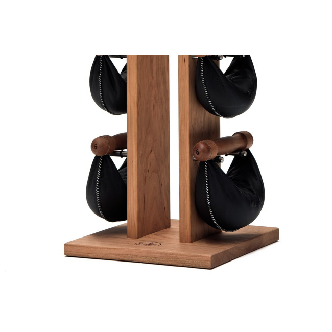 Гантели с подставкой NOHrD SwingBel Tower 2-8 Kg Set Oxbridge Cherry Leather
