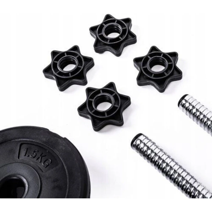 Гантелі розбірні бітумні Bestif BH015, 2 х 7,5 кг