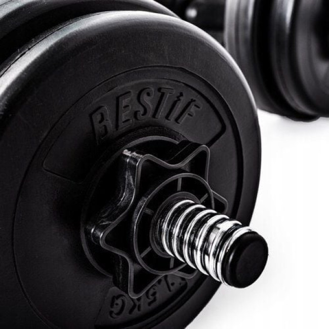 Гантели разборные битумные Bestif BH015, 2 х 7,5 кг