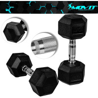 Гантелі Movit M81029 прогумовані 2 x 10 кг