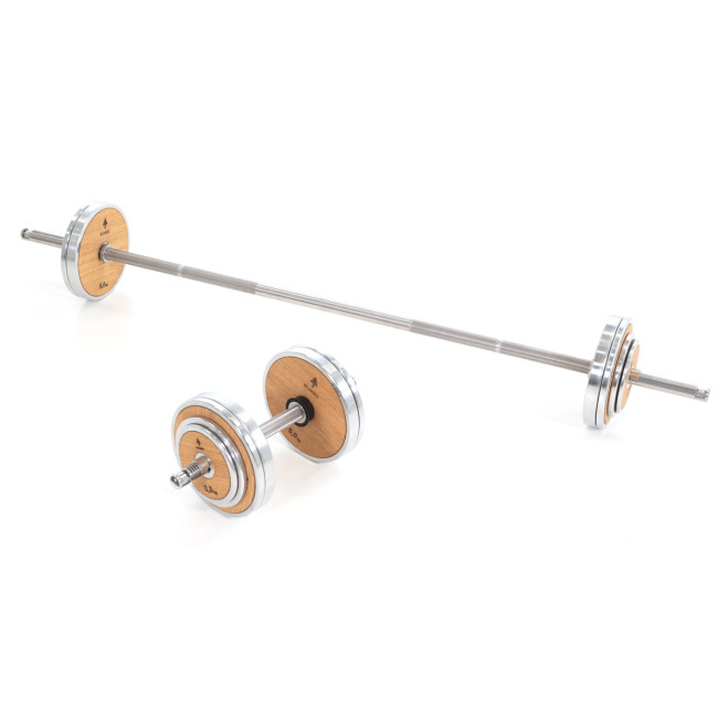 Набор для тренировок с стойкой NOHRD WeightPlate Tower Club Ash