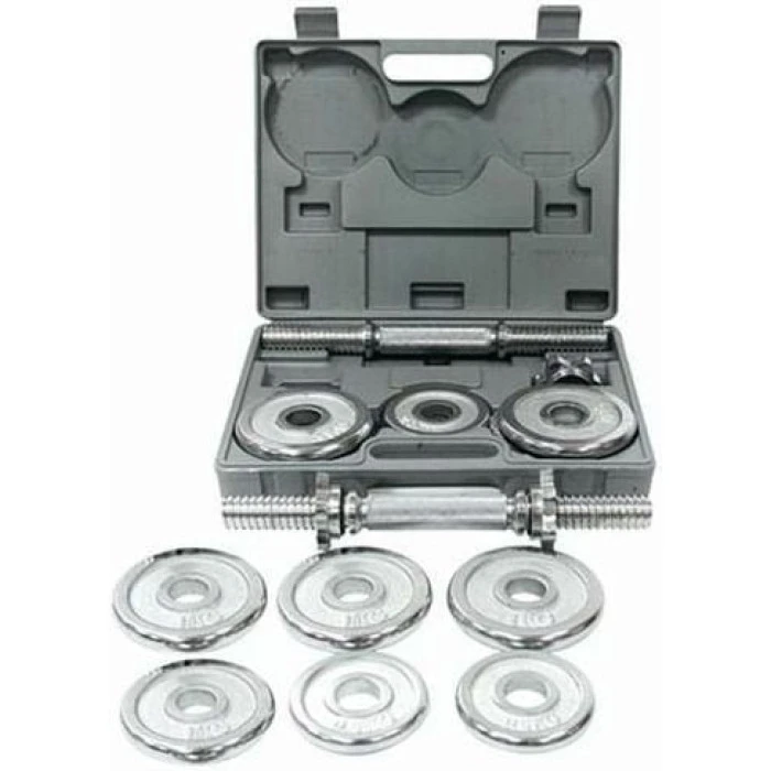 Гантелі HMS STC15 хром 2 x 7,5 кг