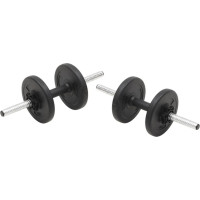 Штанга и гантели vidaXL с набором веса 30 кг.