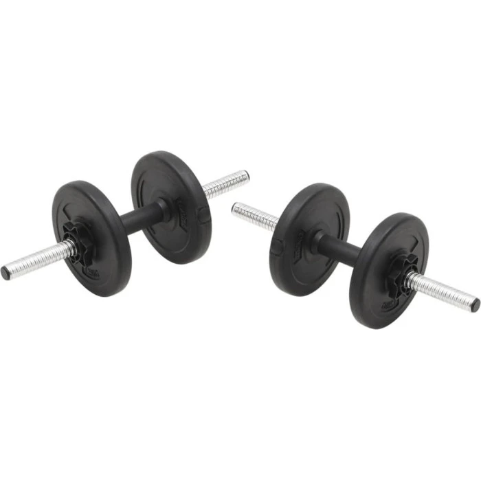 Штанга и гантели vidaXL с набором веса 30 кг.