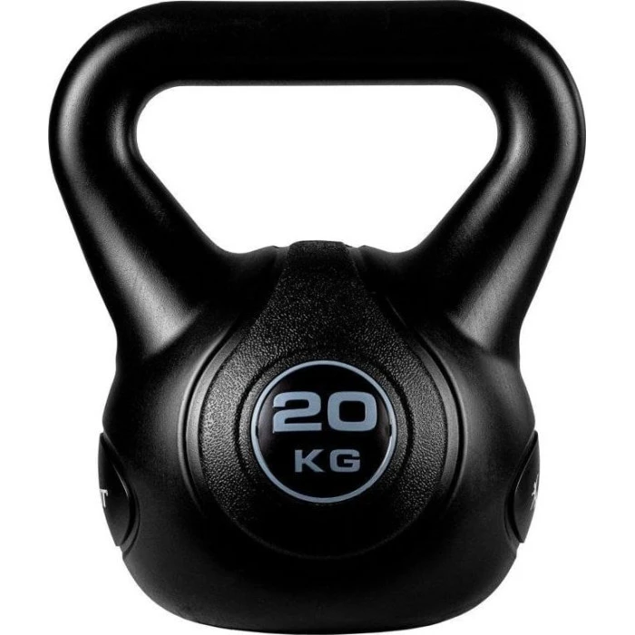 Гиря Movit Kettlebell 20 кг, чорна