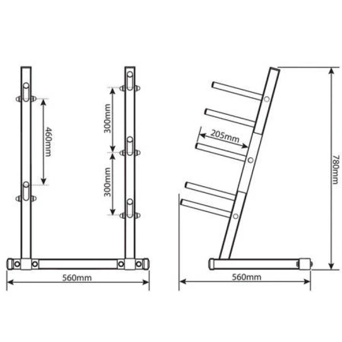 Стойка для дисков K-Sport KSH014