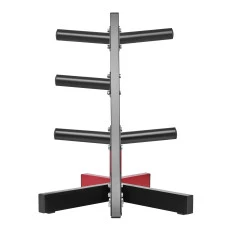 Стойка для штанг VEVOR, черно-красный