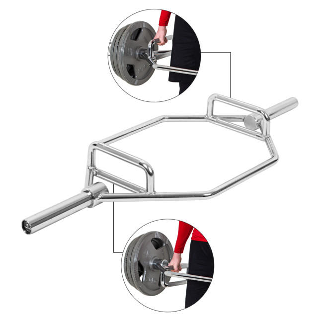 Штанга сбалансированная Olympic Hex Bar inSPORTline Dedlif