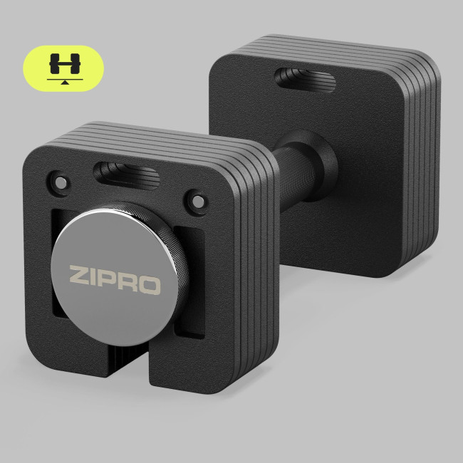 Гантель Zipro SQUARE с регулируемой нагрузкой 16 кг