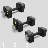 Гантель Zipro SQUARE с регулируемой нагрузкой 16 кг