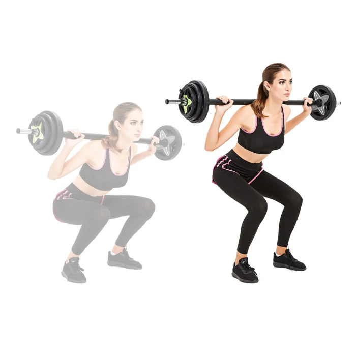 Набор штанги + пластины для весов inSPORTline Pumpstar 2 – 20 кг