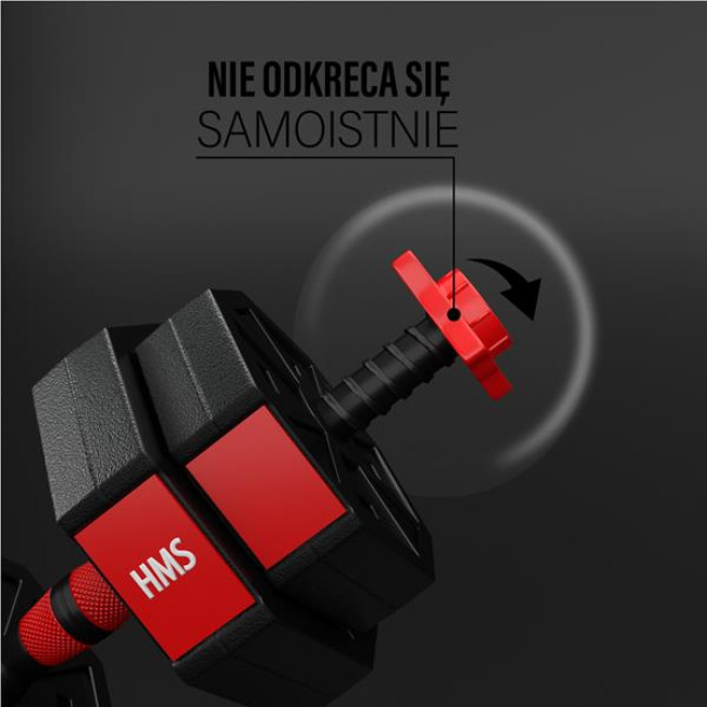 Набор композитных штангов и гантелей 15 кг HMS SGC15