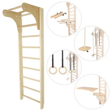 Шведская стена с аксессуарами inSPORTline Steadyline 250 x 90 см