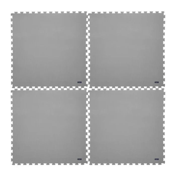 Килимок для фітнесу inSPORTline EVA80 200x200x1 см пазл для вправ - сірий