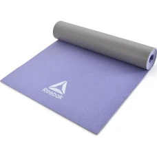 Двосторонній килимок для йоги Reebok фіолетовий, сірий