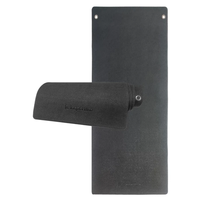 Фитнес коврик inSPORTline Aero Advance 180x60 см с отверстиями - черный