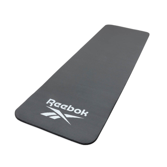 Тренировочный коврик 10 мм серый REEBOK RAMT-11015BK
