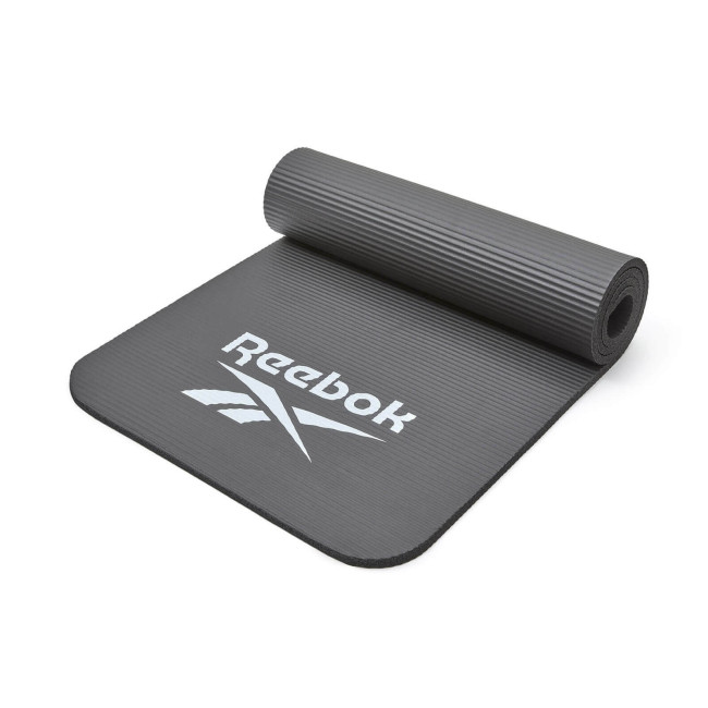 Тренировочный коврик 10 мм серый REEBOK RAMT-11015BK