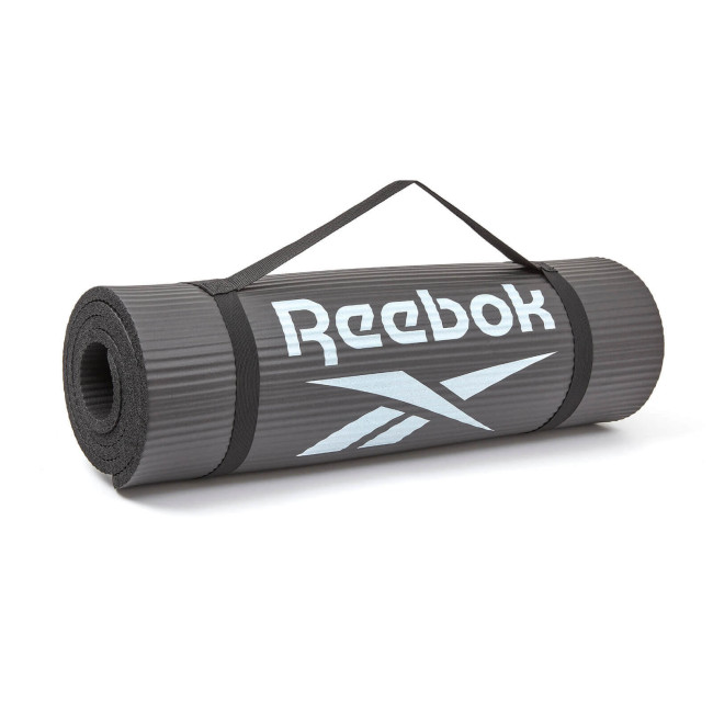 Тренировочный коврик 10 мм серый REEBOK RAMT-11015BK
