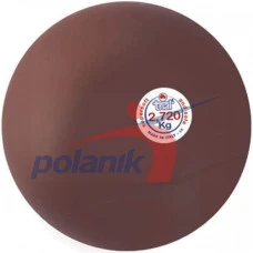 Гумовий м'яч Polanik TRIAL суперм'який 2,72 кг, коричневий
