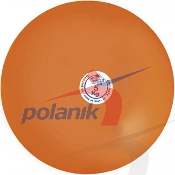 Мяч резиновый TRIAL супермягкий 5 кг оранжевый