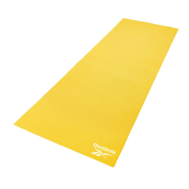 Коврик для йоги 4 мм REEBOK RAYG-11022YL желтый