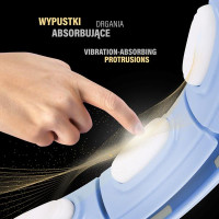 Обруч магнітний з вагою HHM15 HMS блакитний