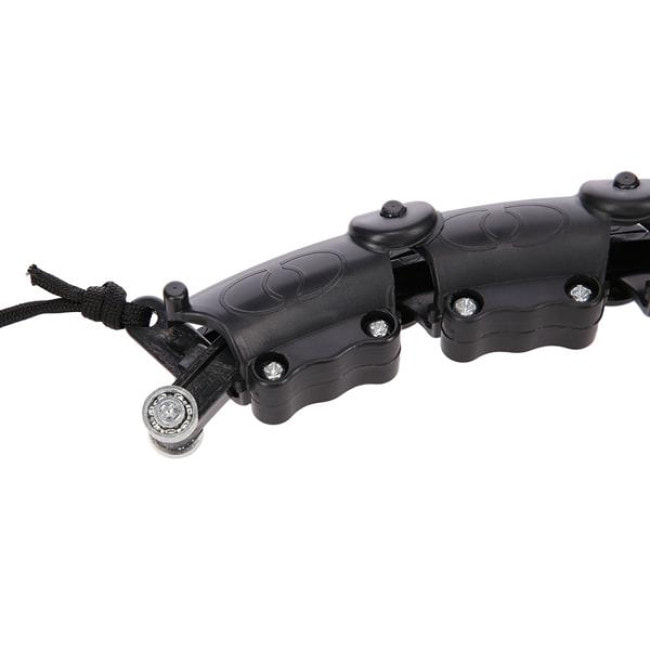 Хула-хуп массажный HMS HHM15 с нагрузкой и поясом для похудения BR16 Plus Size, черный